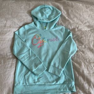 girls blue optimist hoodie
